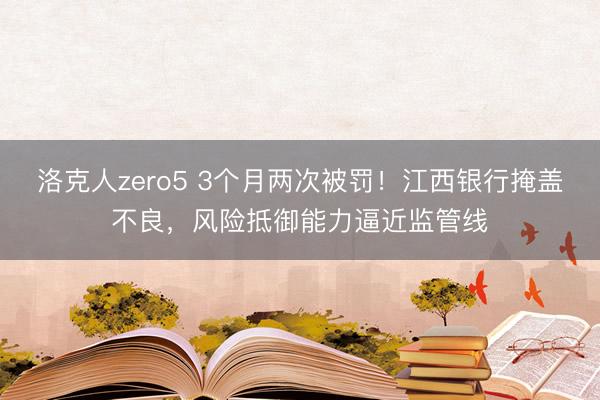洛克人zero5 3个月两次被罚！江西银行掩盖不良，风险抵御能力逼近监管线